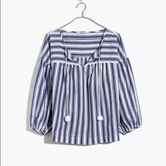 Madewell Peasant Blouse Size S - Picture 3 of 10